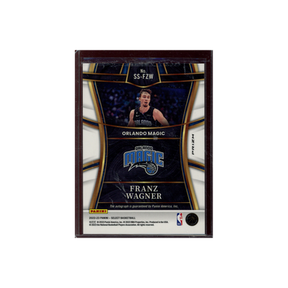 Franz Wagner 2022-23 Panini Select Basketball Signature Selections