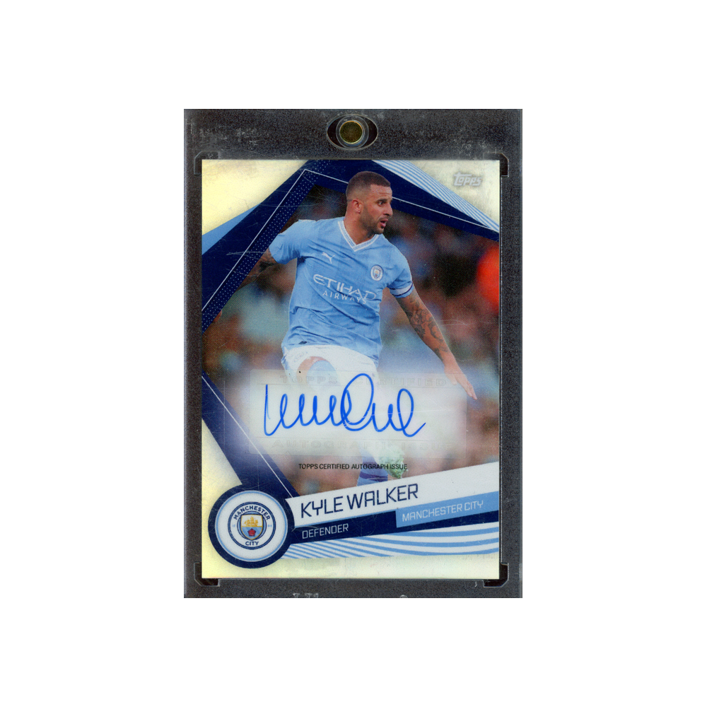 Kyle Walker 2023 Manchester City Team Set Auto