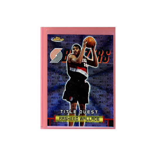 Rasheed Wallace 2000 Topps Finest Basketball Title Quest