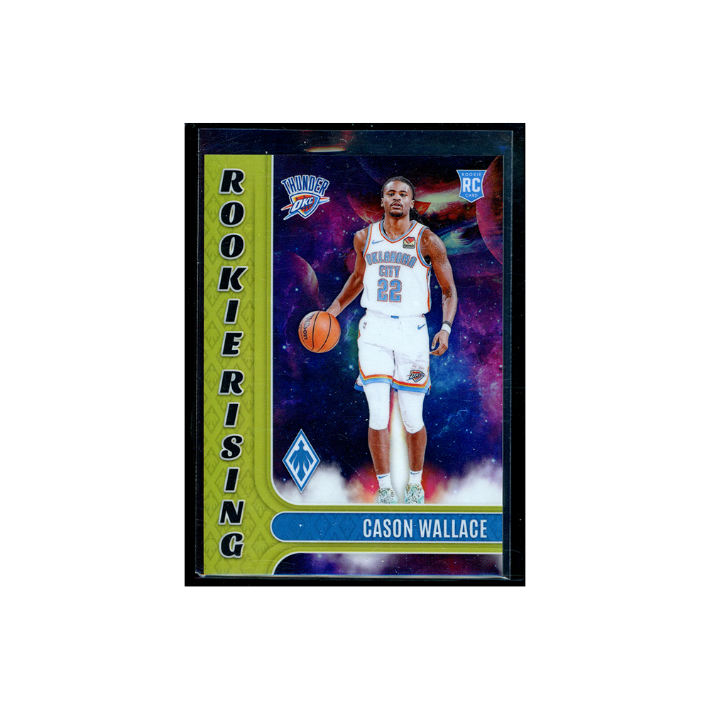 Cason Wallace 2023-24 Panini Phoenix Basketball Rookie Rising Yellow /35