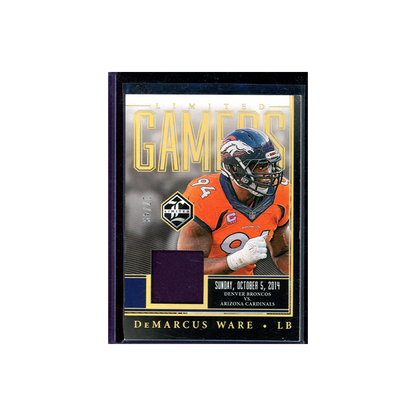 DeMarcus Ware 2023 Panini Limited Football Game-Worn Limited Gamers Patch /49