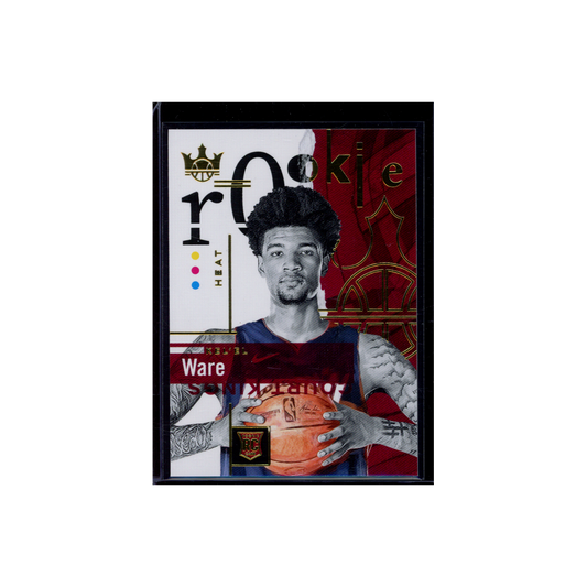 Kel'el Ware 2024-25 Panini Court Kings Basketball Rookies Level I