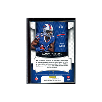 Sammy Watkins 2014 Panini Select Football Rookie Patch Auto /99