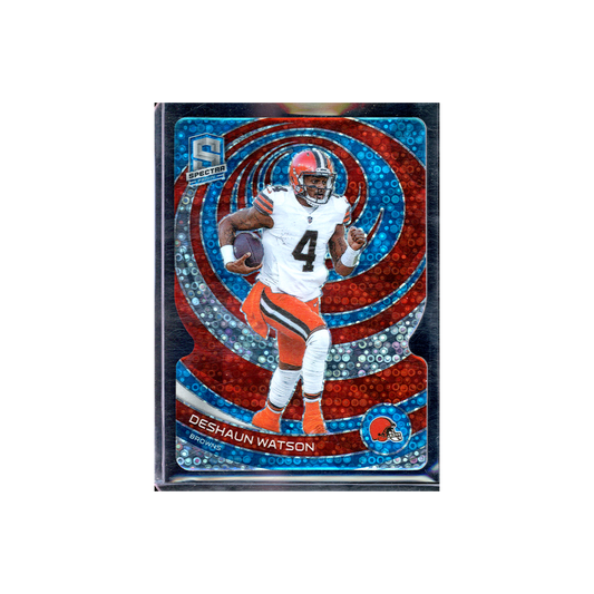 Deshaun Watson 2023 Panini Spectra Football Die-Cut No Huddle Light Blue /50