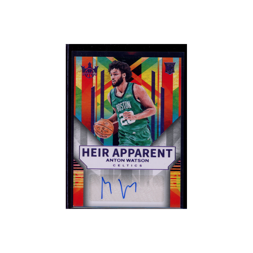 Anton Watson 2024-25 Panini Court Kings Basketball Heir Apparent Rookie Auto /49