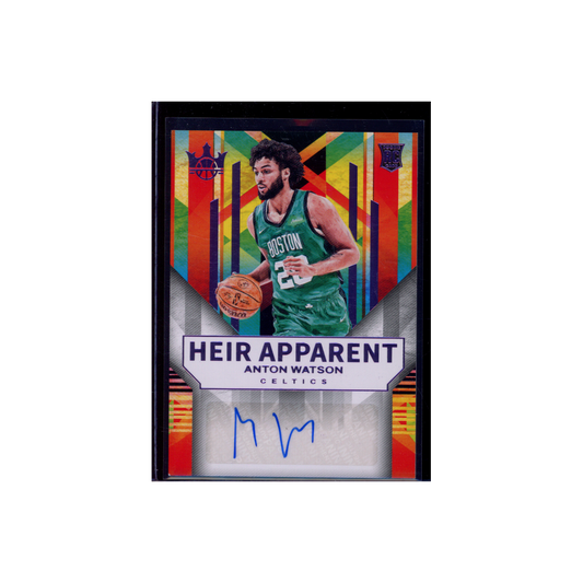 Anton Watson 2024-25 Panini Court Kings Basketball Heir Apparent Rookie Auto /49