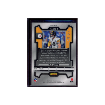 TJ Watt 2023 Panini Prizm Football Red Wave /149