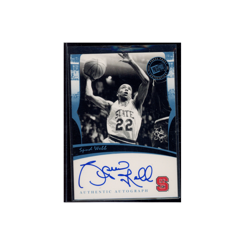 Spud Webb 2006-07 Press Pass Legends Auto