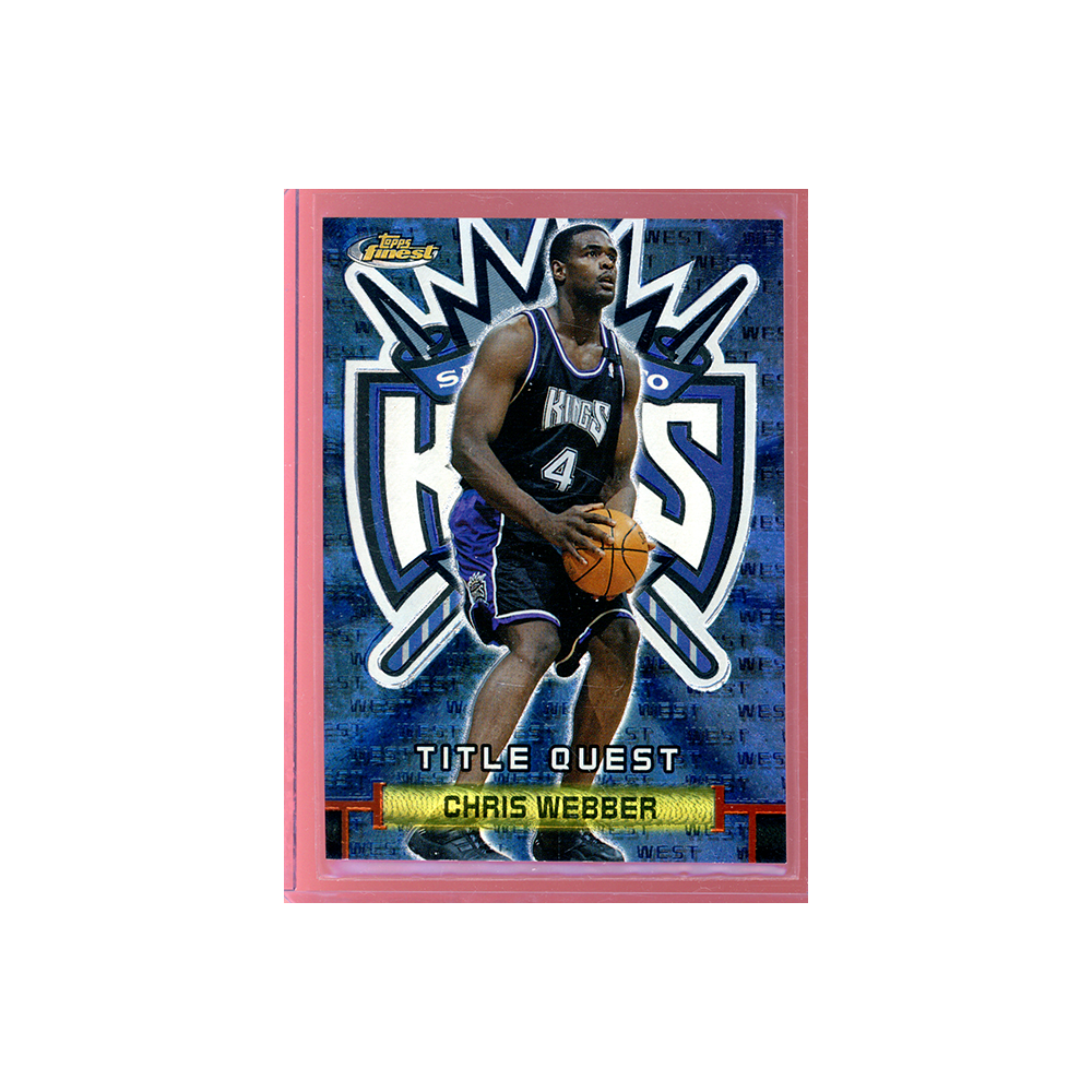 Chris Webber 2000 Topps Finest Basketball Title Quest