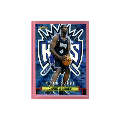 Chris Webber 2000 Topps Finest Basketball Title Quest