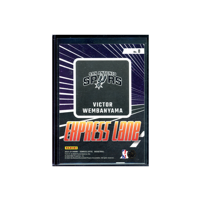 Victor Wembanyama 2023-24 Panini Donruss Optic Basketball Express Lane Rookie