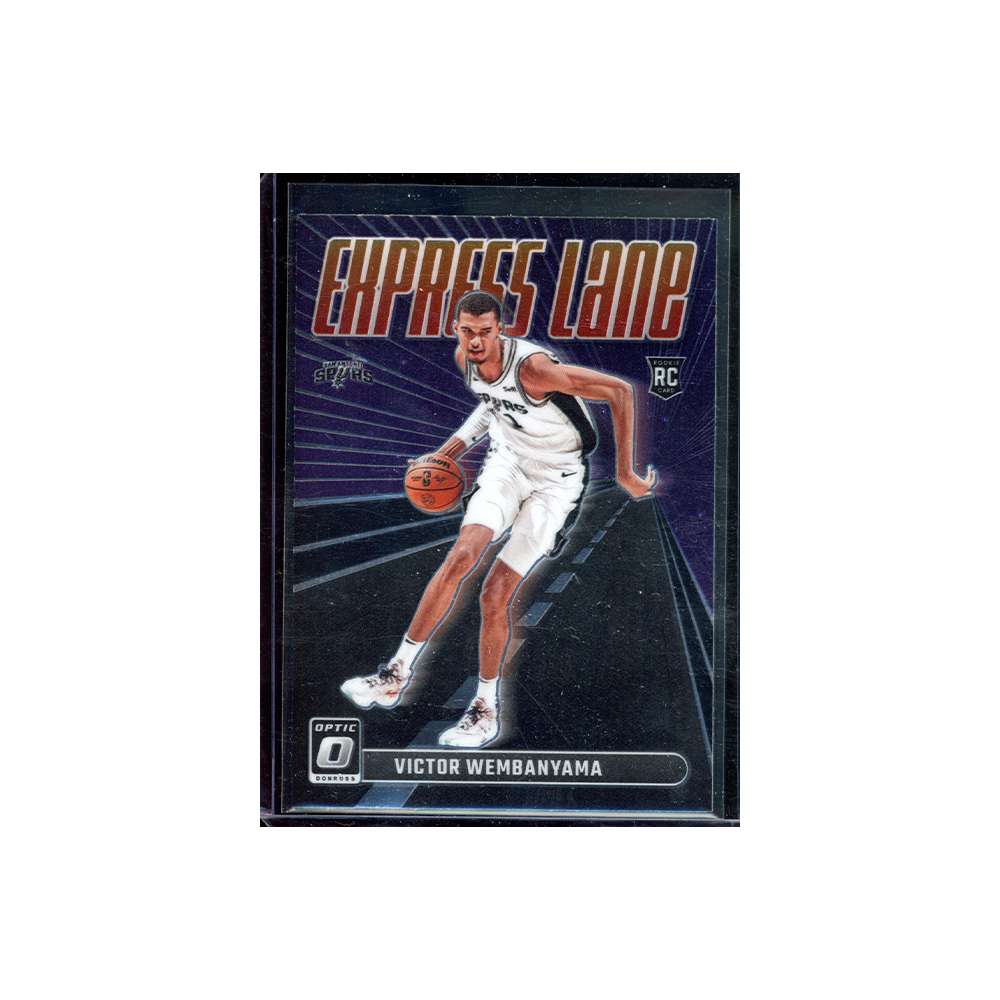 Victor Wembanyama 2023-24 Panini Donruss Optic Basketball Express Lane Rookie