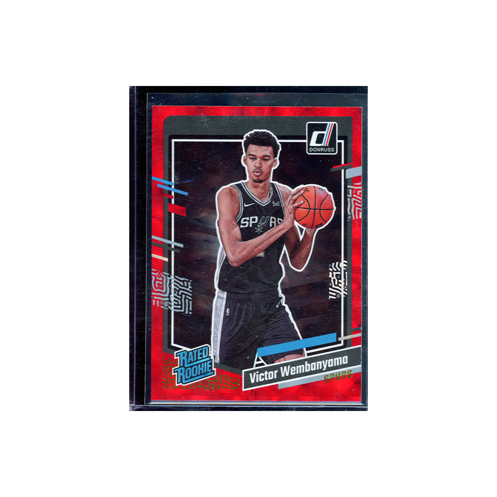 Victor Wembanyama 2023-24 Panini Donruss Basketball Rated Rookie Red