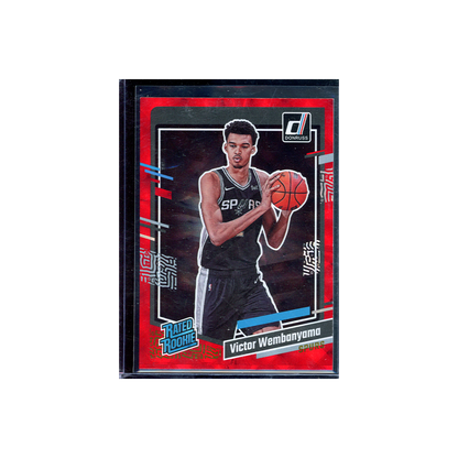 Victor Wembanyama 2023-24 Panini Donruss Basketball Rated Rookie Red