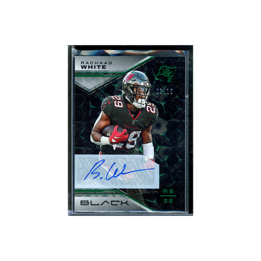 Rachaad White 2023 Panini Black Football Auto Green /10