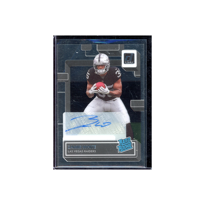 Zamir White 2022 Panini Clearly Donruss Football Rated Rookie Auto