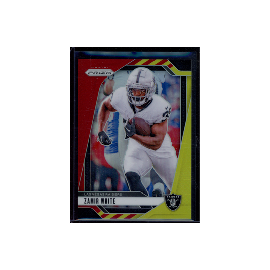 Zamir White 2024 Panini Prizm Football Red Yellow International /44