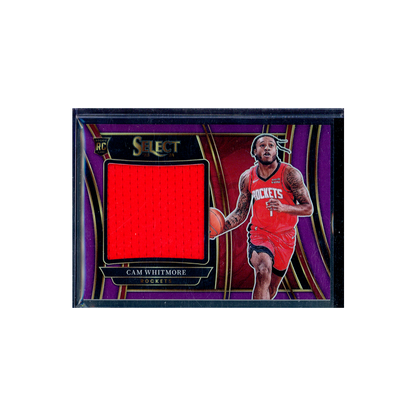 Cam Whitmore 2023-24 Panini Select Basketball Purple Rookie Patch /99