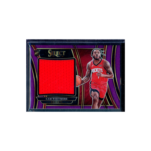 Cam Whitmore 2023-24 Panini Select Basketball Purple Rookie Patch /99