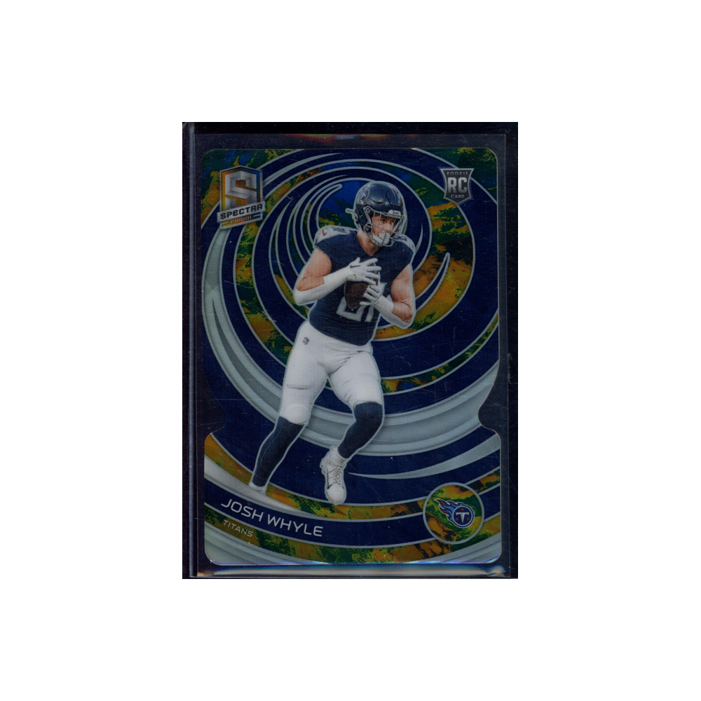 Josh Whyle 2023 Panini Spectra Football Rookie Die-Cut Universal /10