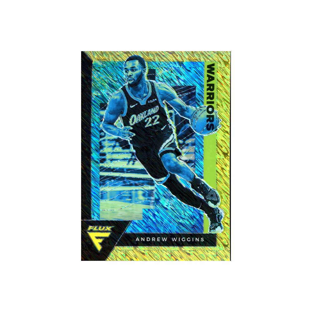 Andrew Wiggins 2020-21 Panini Flux Basketball Gold Shimmer Prizm /10