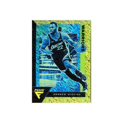 Andrew Wiggins 2020-21 Panini Flux Basketball Gold Shimmer Prizm /10