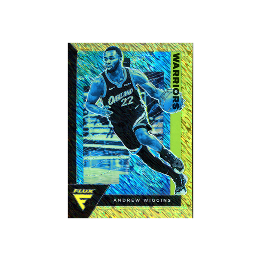 Andrew Wiggins 2020-21 Panini Flux Basketball Gold Shimmer Prizm /10