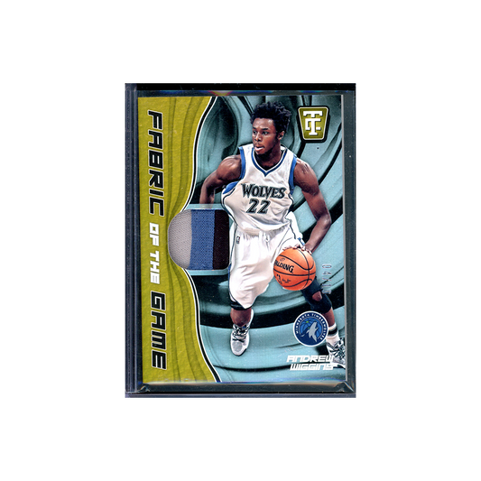 Andrew Wiggins 2017-18 Panini Totally Certified Basketball Fabric of the Game Patch /10