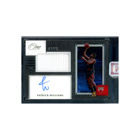 Patrick Williams 2020-21 Panini One and One Basketball Prime RPA /99