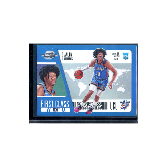 Jalen Williams 2022-23 Panini Contenders Optic Basketball First Class Blue Rookie