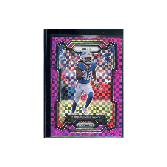 Dorian Williams 2023 Panini Prizm Football Purple Power Prizm Rookie /49