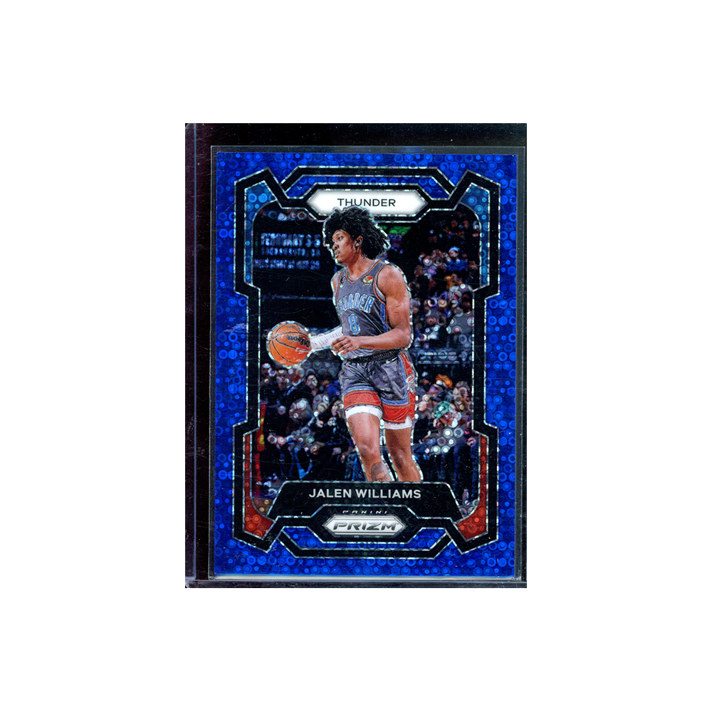 Jalen Williams 2023-24 Panini Prizm Basketball Blue Fast Break Prizm /150