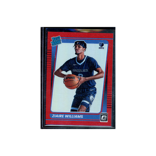 Ziaire Williams 2021-22 Panini Donruss Optic Basketball Rated Rookie Red /99