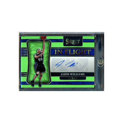 Jason Williams 2021-22 Panini Select Basketball In Flight Auto Neon Green /99