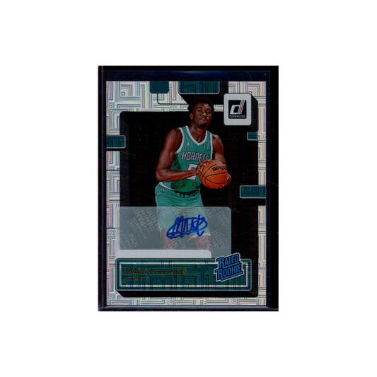 Mark Williams 2022-23 Panini Donruss Basketball Rookie Choice Auto