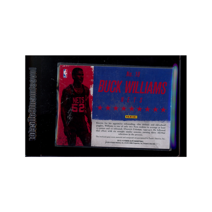 Buck Williams 2013-14 Panini Elite Basketball Throwback Threads Auto /299