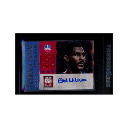 Buck Williams 2013-14 Panini Elite Basketball Throwback Threads Auto /299