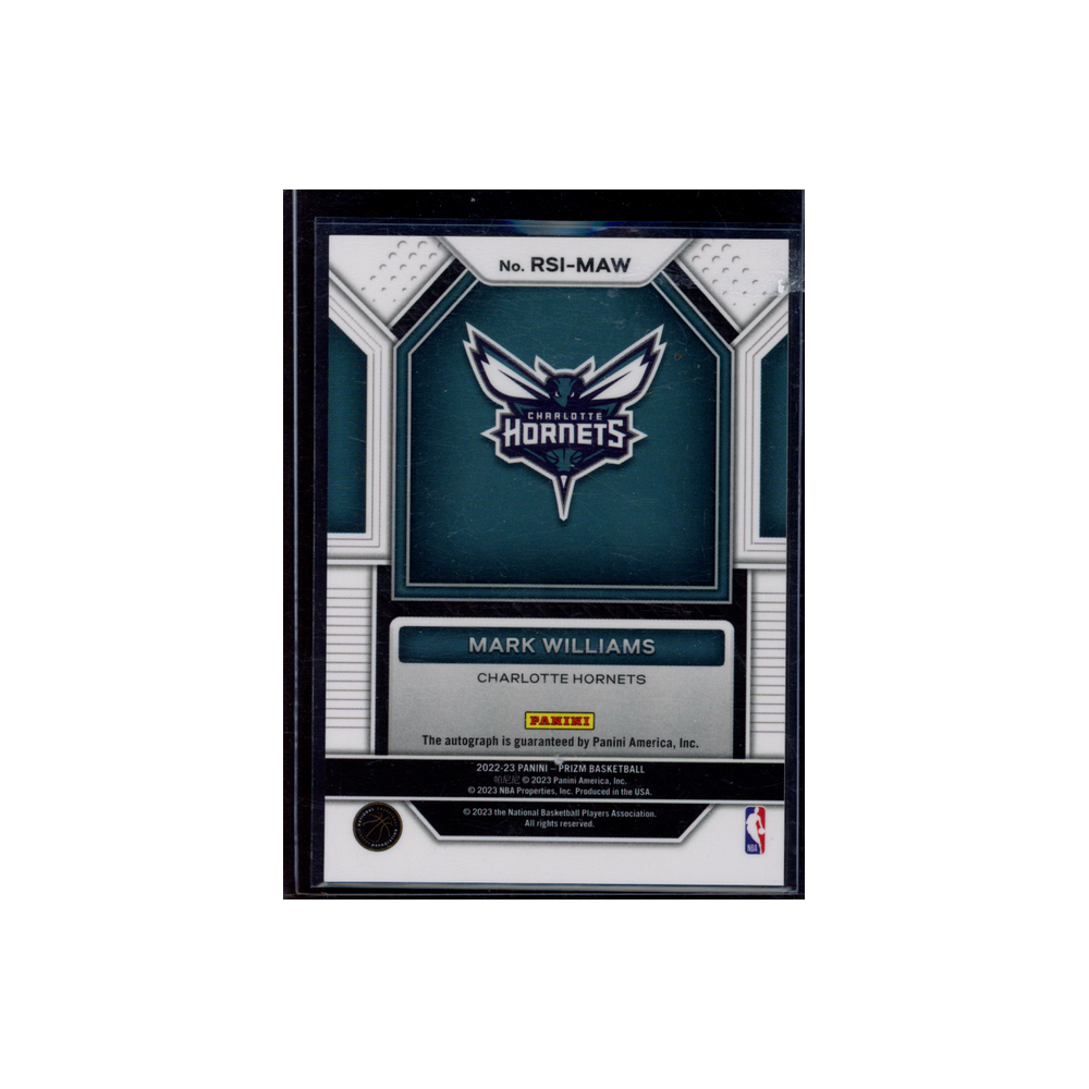 Mark Williams 2022-23 Panini Prizm Basketball Rookie Auto