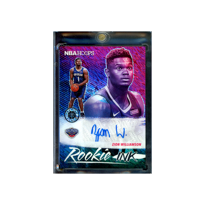 Zion Williamson 2019-20 Panini Hoops Premium Stock Basketball Rookie Auto