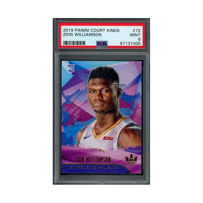 Zion Williamson 2019 Panini Court Kings Rookie PSA 9