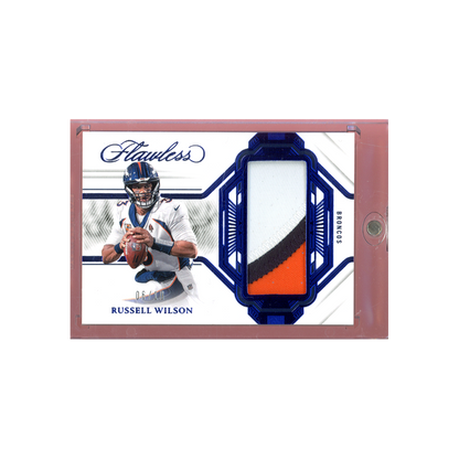 Russell Wilson 2023 Panini Flawless Football Patch /10