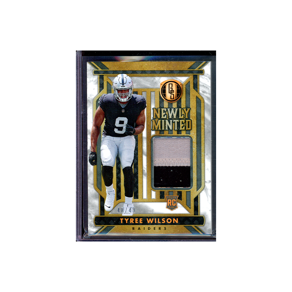 Tyree Wilson 2023 Panini Gold Standard Football Newly Minted Rookie Patch /49