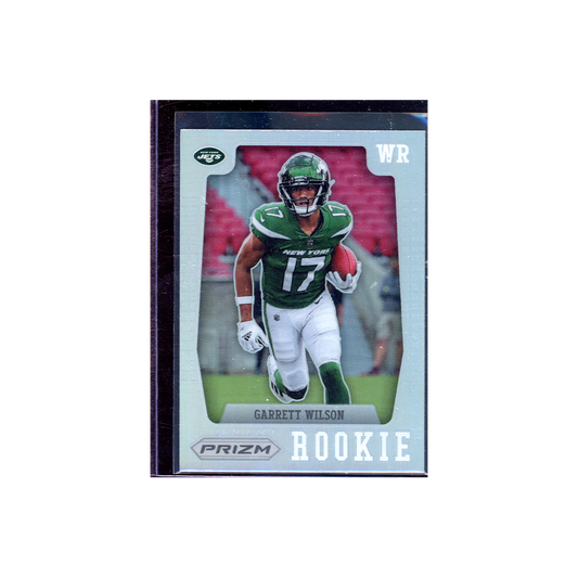 Garrett Wilson 2022 Panini Prizm Football Flashback Silver Prizm Rookie