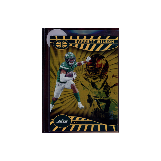 Garrett Wilson 2024 Panini Illusions Football Gold /25