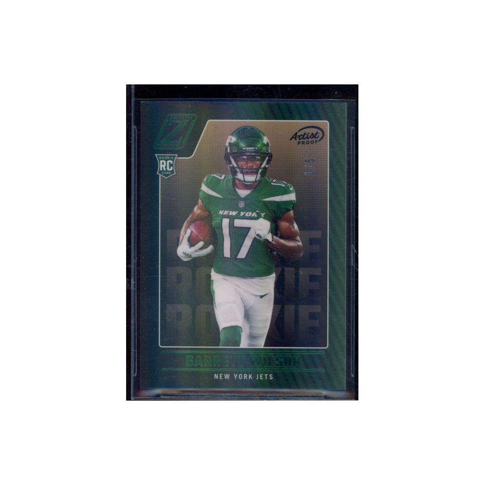 Garrett Wilson 2022 Panini Zenith Football Rookie Green /5