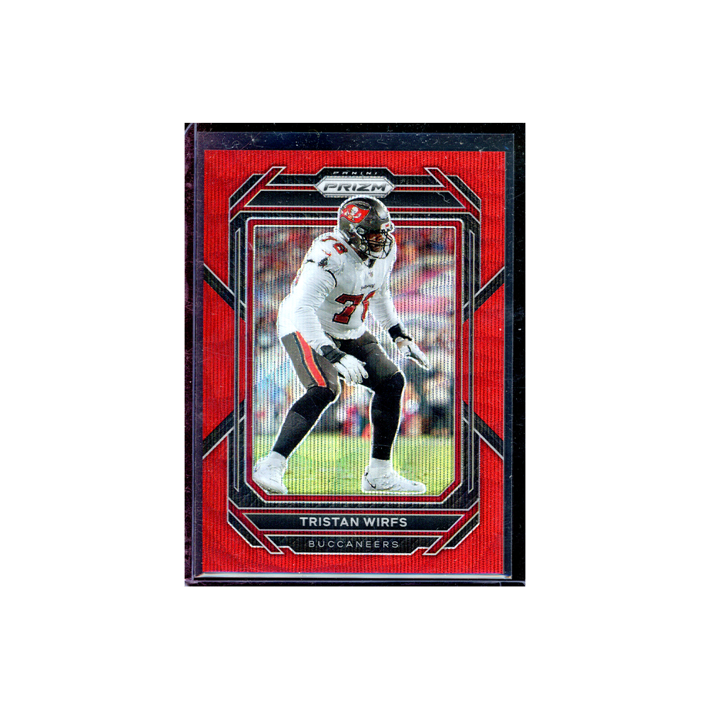 Tristan Wirfs 2022 Panini Prizm Football Red Wave Prizm /149