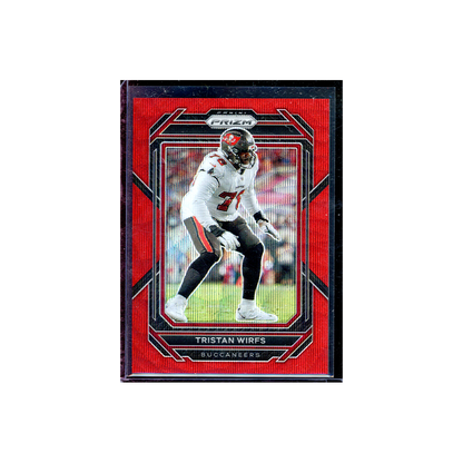 Tristan Wirfs 2022 Panini Prizm Football Red Wave Prizm /149