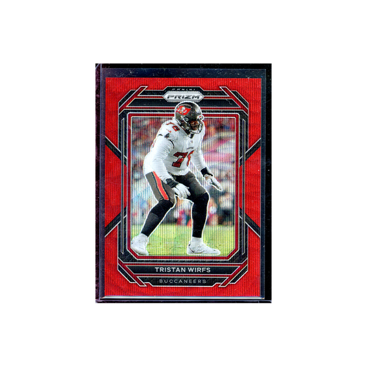 Tristan Wirfs 2022 Panini Prizm Football Red Wave Prizm /149