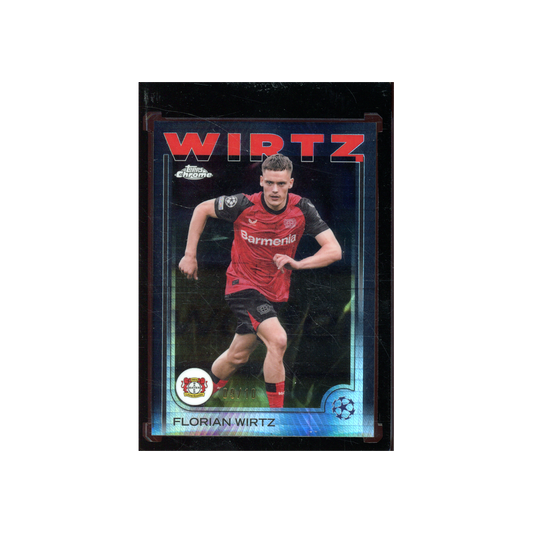 Florian Wirtz 2025 Topps Chrome Black Refractor /10