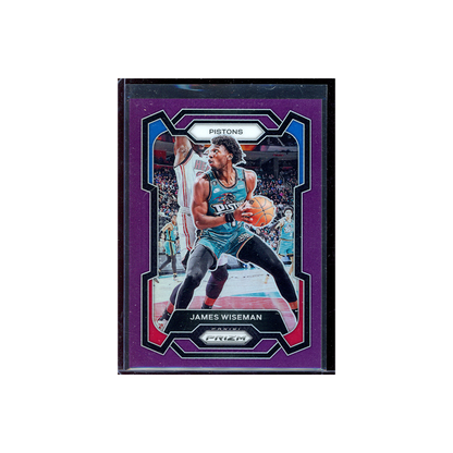 James Wiseman 2023-24 Panini Prizm Basketball Purple Prizm /99
